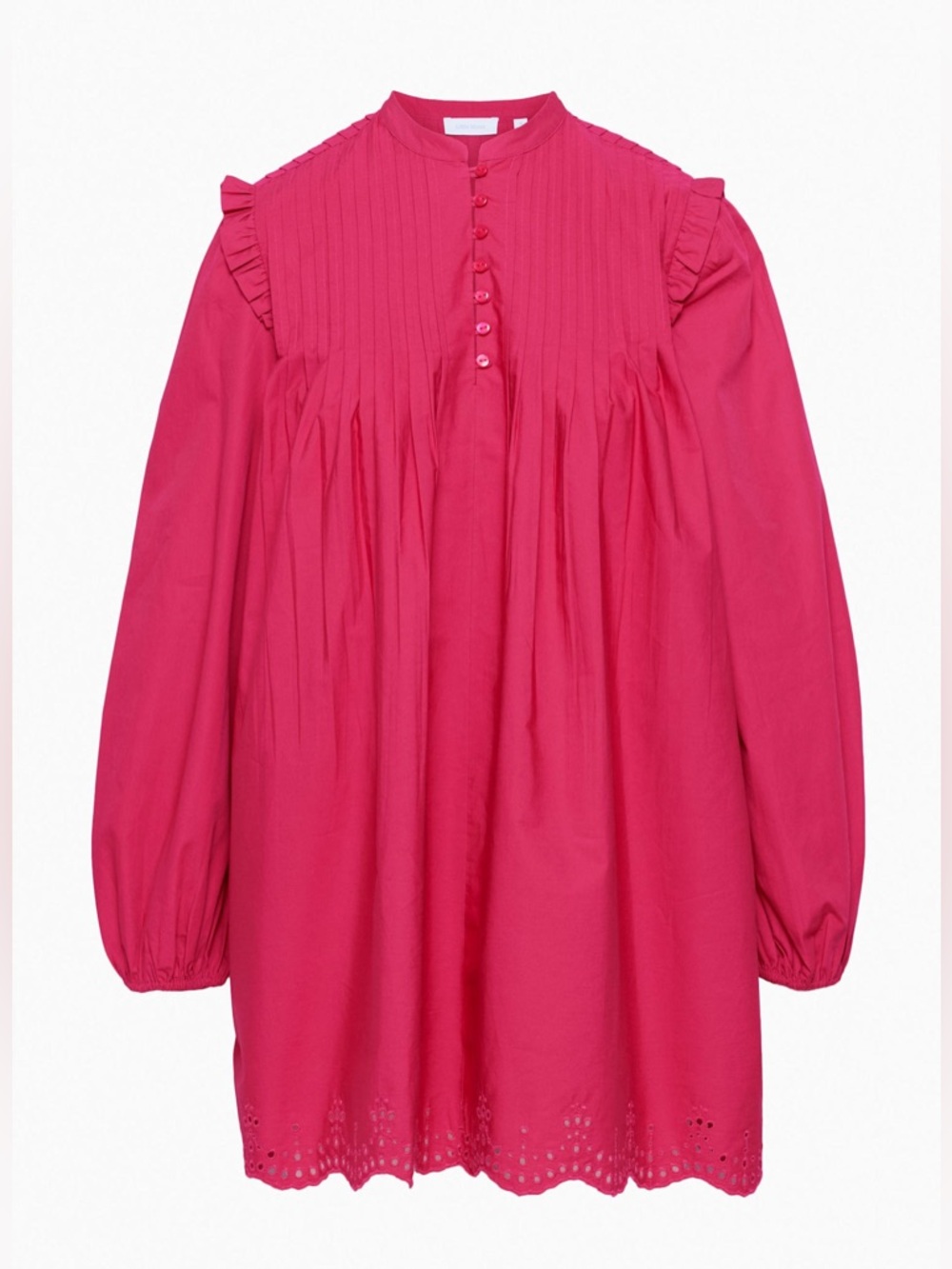 NWT Aritzia Little Moon Helena Poplin Cotton Dress Pink M